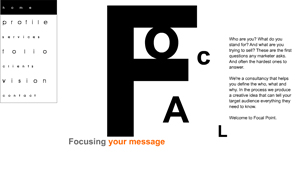 Focal Point Creative agency website